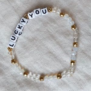 Custom Beaded Word Bracelet